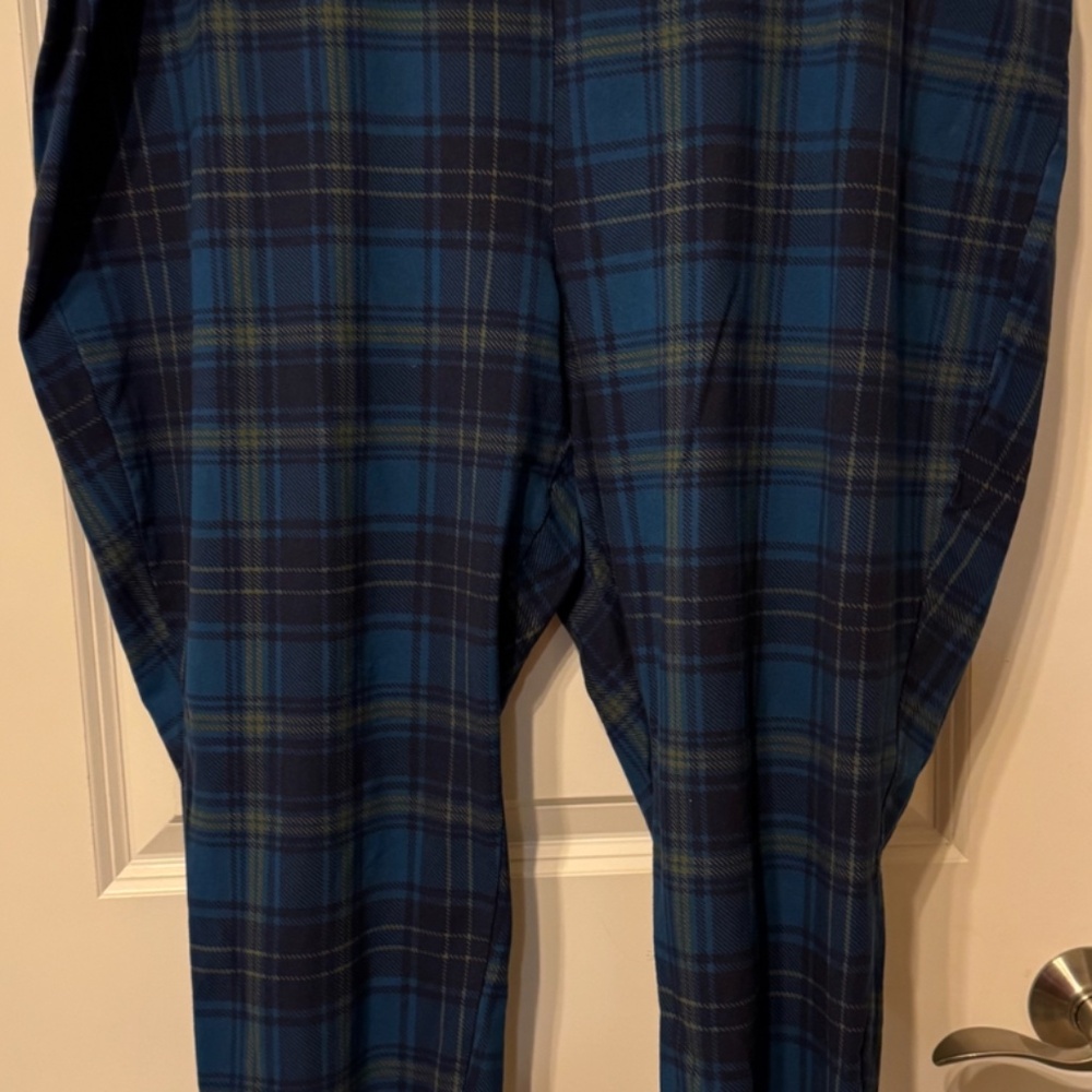 Torrid Premium Legging – Teal/Navy Plaid